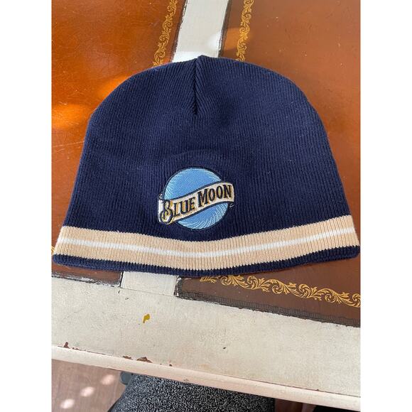 Blue Moon Brewing Company Embroidered Navy Beanie - Picture 1 of 7